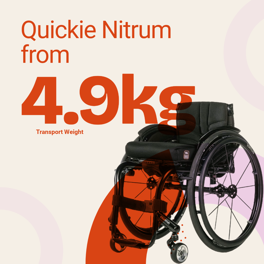 Quickie Nitrum Wheelchair from 4.9kg