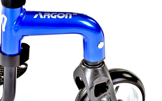 Motus - Quickie Argon 2 manual wheelchair in blue - Castor Arm