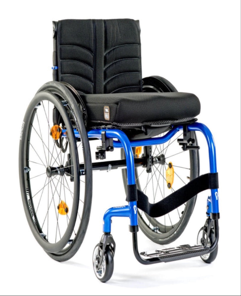 Motus - Quickie Argon 2 Rigid Lightweight wheelchair in Blue