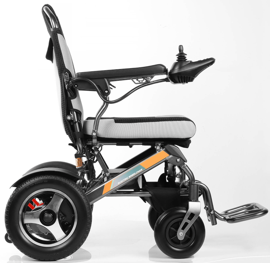 Motus - iM.4 Folding Powered Wheelchair Side view