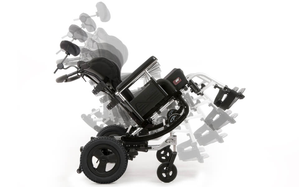 Quickie Iris Tilt-In-Space Wheelchair