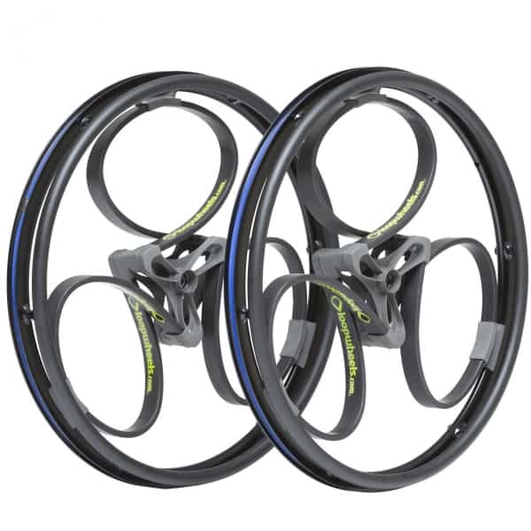 Loopwheels Black Wheelchair Wheels Loopwheels Black Wheelchair Wheels