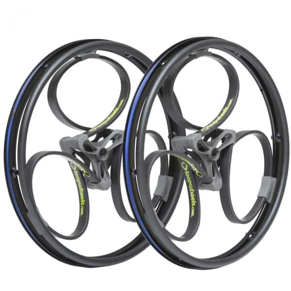 Loopwheels Black Wheelchair Wheels