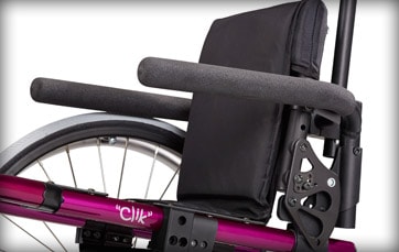 Little Wave Click Wheelchair Armrests