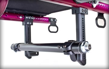 Adjustment for wheelbase Adjustment for wheelbase