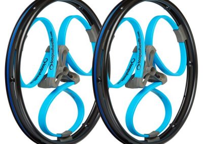 Loopwheels Blue Wheelchair Wheels