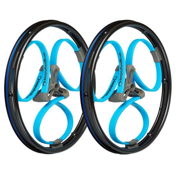 Wheelchair wheels to reduce vibration